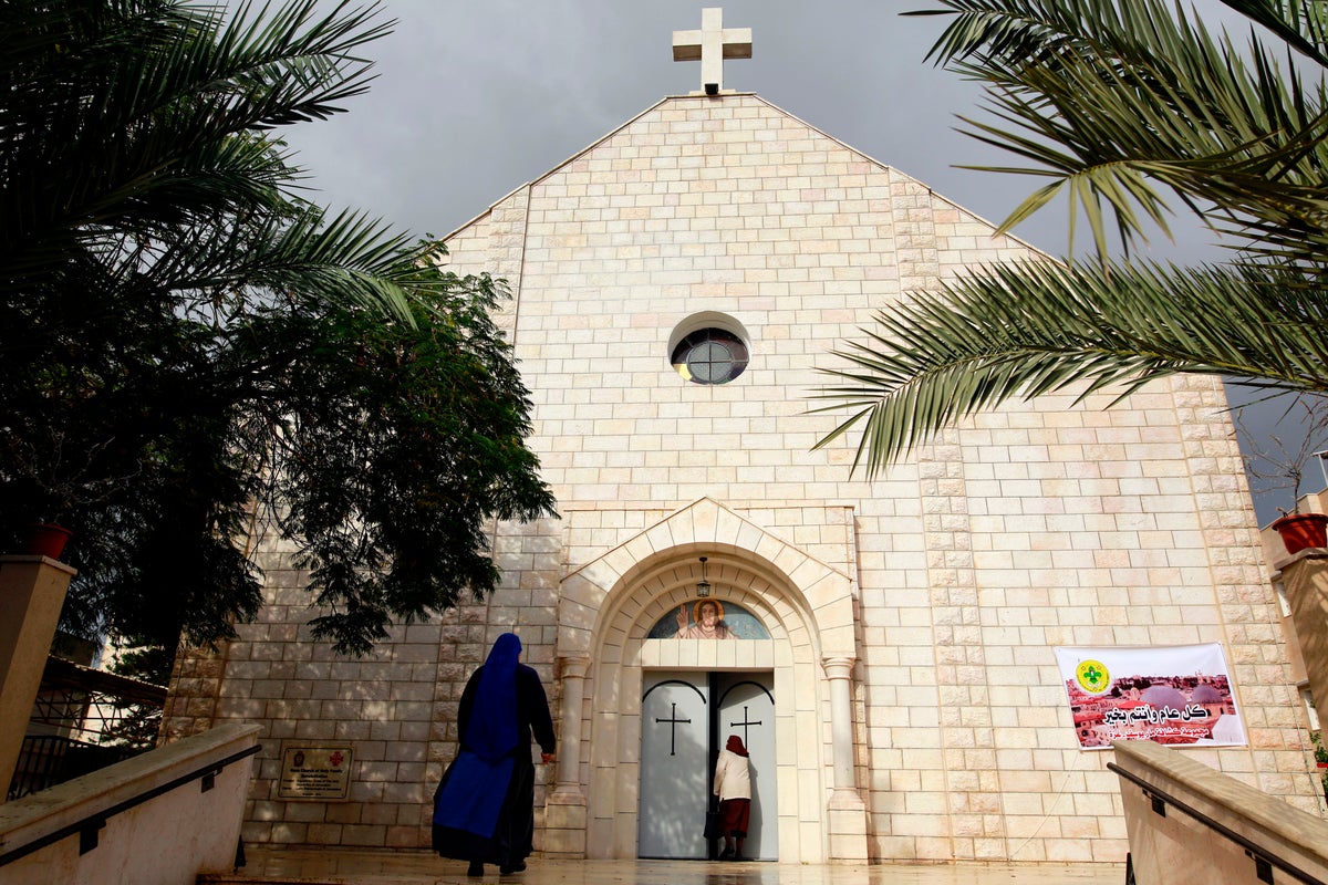 Two dead and several injured after Israeli strike on Gaza’s only Catholic church